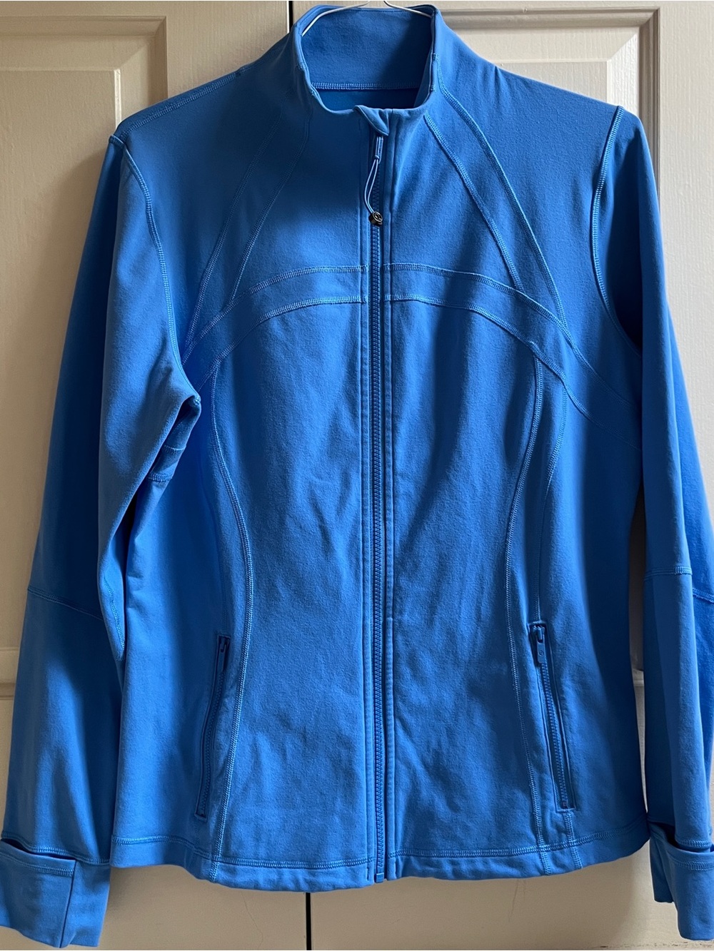 🍒LULULEMON sz 16 Classic DEFINE Jacket BLUE NILE Periwinkle Blue *LUON